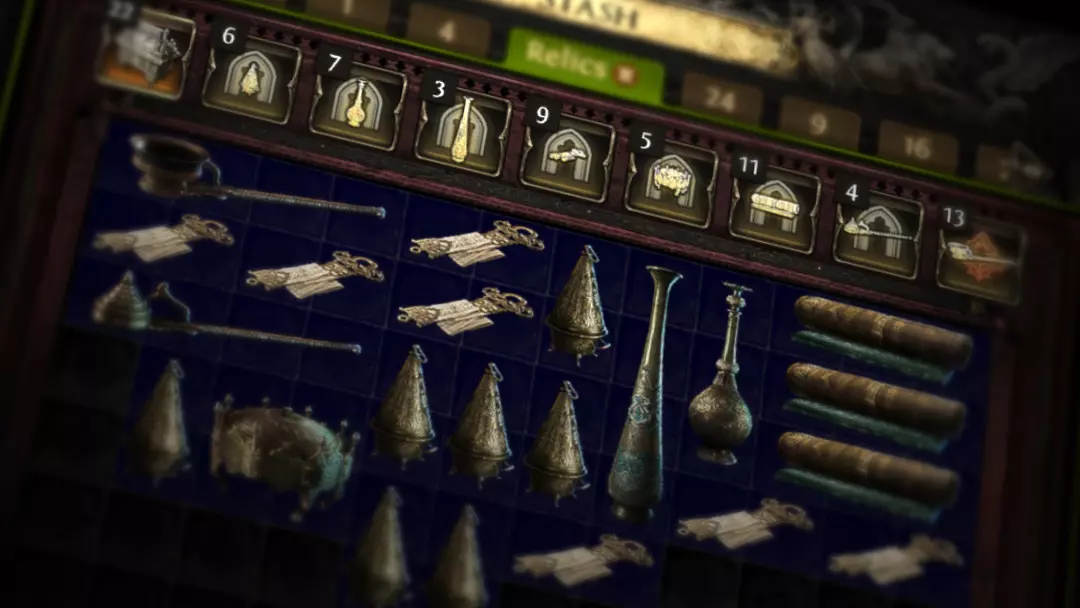Guild Relic Stash Tab