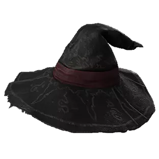 Wide-brimmed Witch Hat