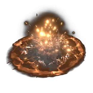 Spirit Warden Explosive Spear Effect