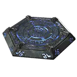Blue Warp Rune Hideout Decoration