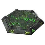 Green Warp Rune Hideout Decoration