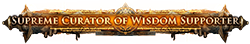 Supreme Curator of Wisdom Supporter Supreme Curator of Wisdom Supporter