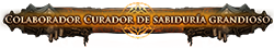 Colaborador Curador de sabiduría grandioso