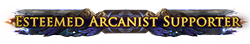 Esteemed Arcanist Supporter Esteemed Arcanist Supporter