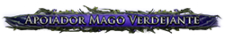 Apoiador Mago Verdejante Apoiador Mago Verdejante