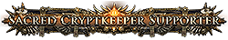 Sacred Cryptkeeper Supporter Sacred Cryptkeeper Supporter