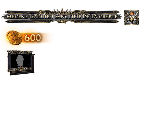 Pack de mécène Gardien sanctifié de la crypte