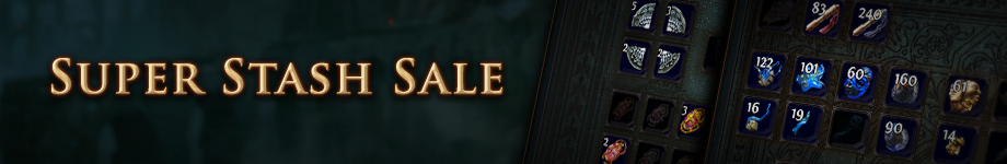 Announcements - Stash Tab Sale - Forum - Path of Exile